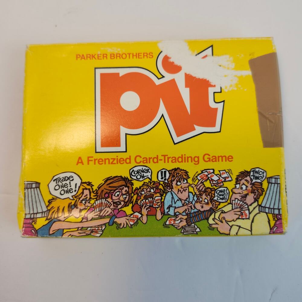 Pit Frenzied Card Game Vintage 1983 Complete Parker Brothers Game Night Family